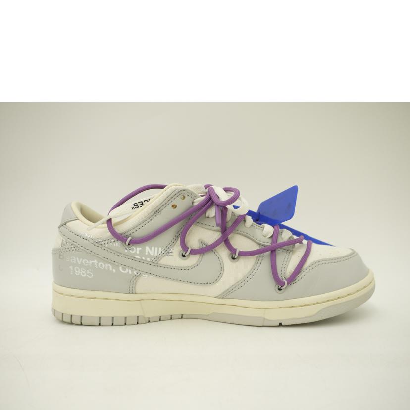NIKE×OFF　WHITE ナイキ×オフホワイト/ダンクLOW1of50＂Lot48＂/DM1602-107//Aランク/69
