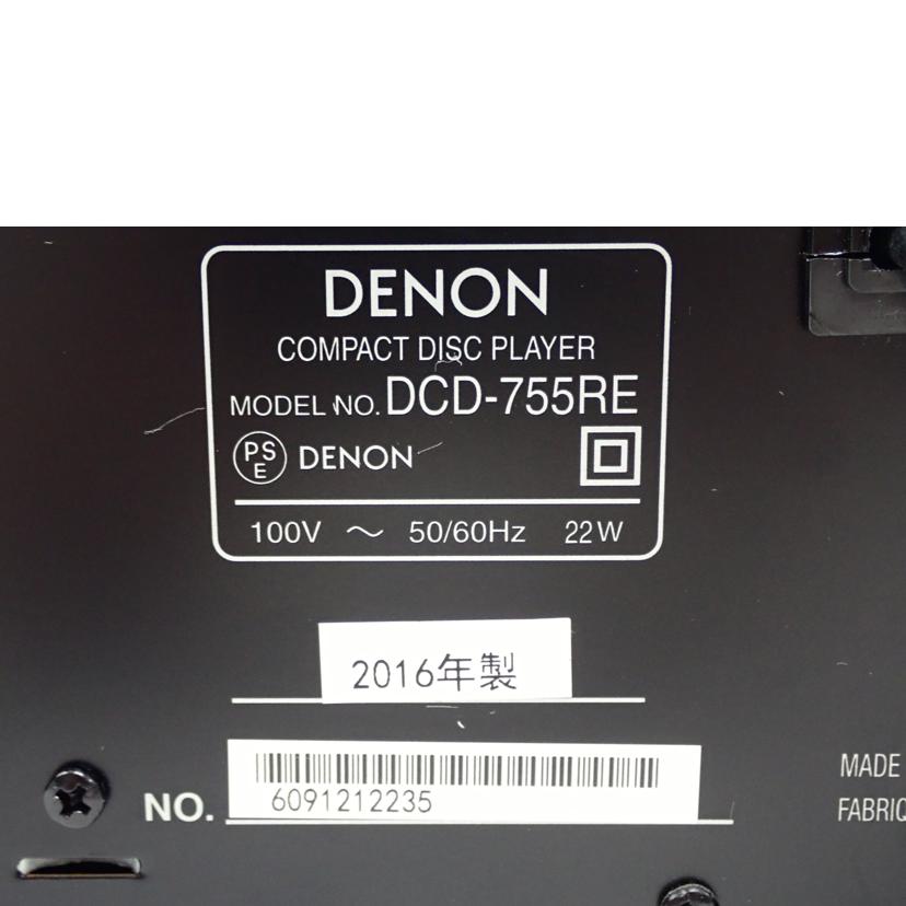 DENON DENON/CDプレーヤー/DCD-755RE//Bランク/62