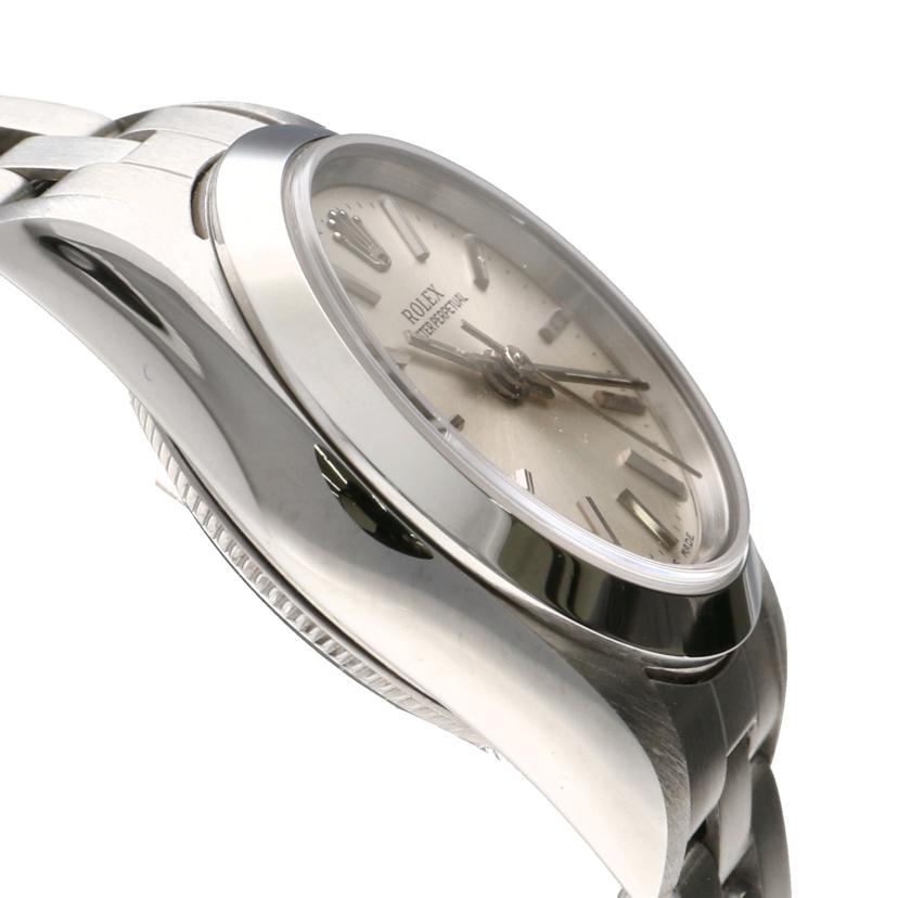 ROLEX ロレックス/オイスターパーペチュアル・レディース・シルバー／F番/76080//F09****/Aランク/75