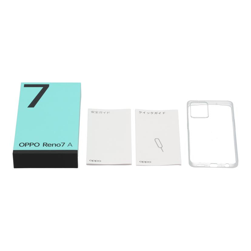 OPPO オッポ/スマートフォン／Reno　7A/CPH2353//6ba2a4c4/Aランク/63