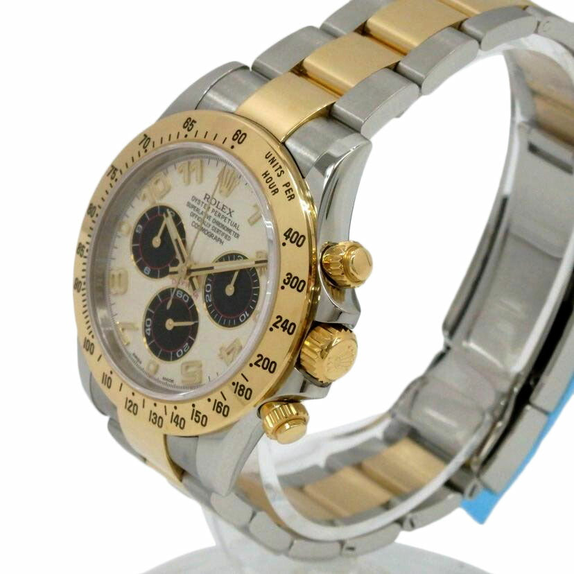 ROLEX ロレックス/デイトナ／アイボリーパンダ文字盤／SS×YG/116523//520*****/Aランク/77