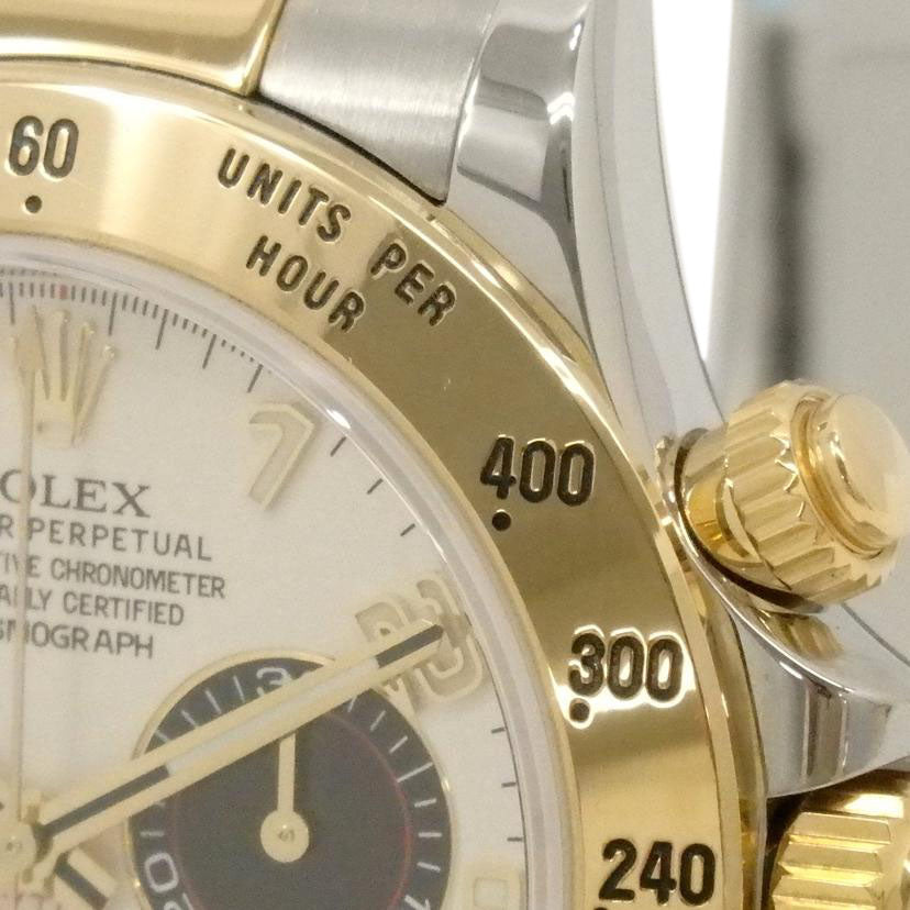 ROLEX ロレックス/デイトナ／アイボリーパンダ文字盤／SS×YG/116523//520*****/Aランク/77