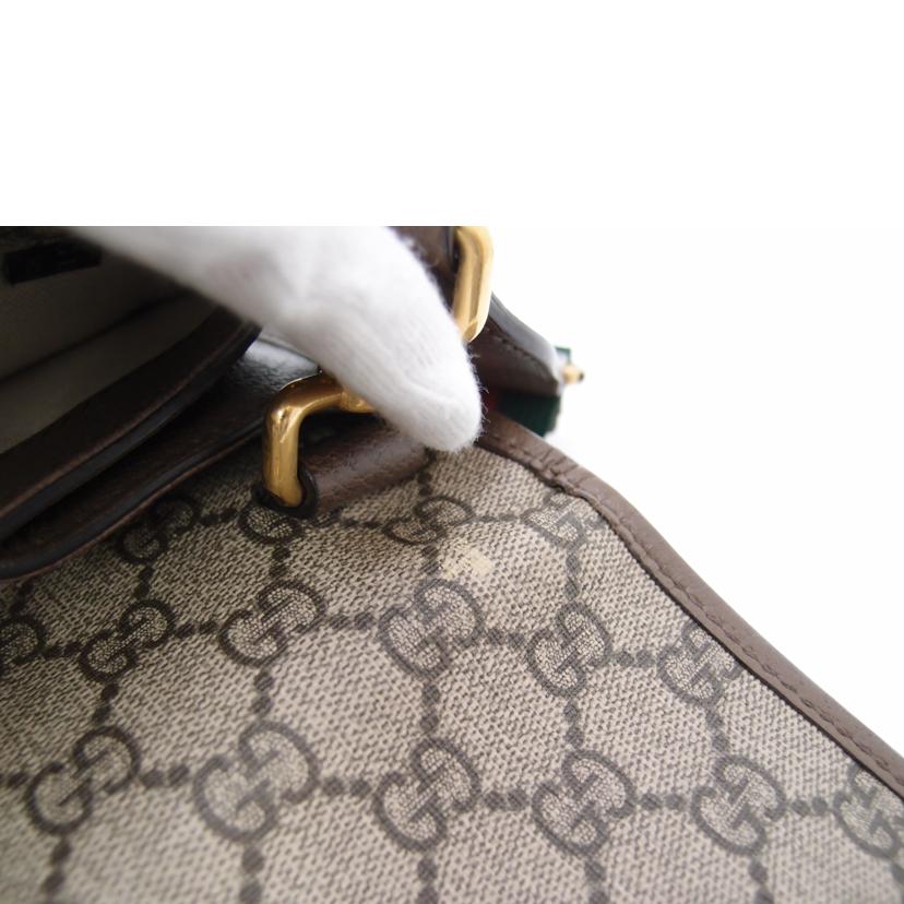 GUCCI　/GGスプリームキャットヘッドショルダー／ブラウン/495654//203***/ABランク/69
