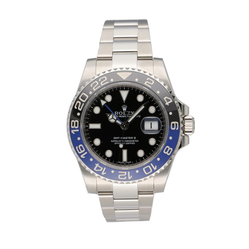 ROLEX ロレックス/GMTマスターII・青黒／オイスターブレス／ランダム番/116710BLNR//V59*****/SAランク/24