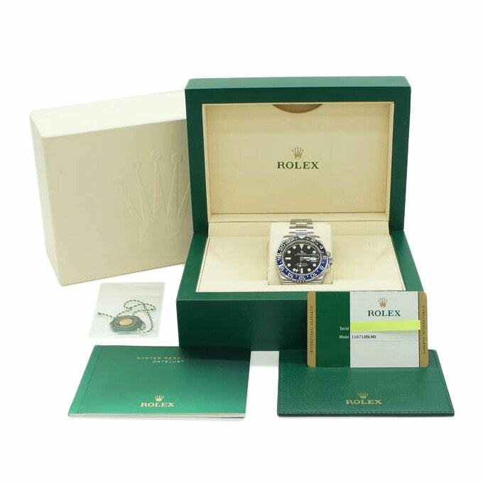 ROLEX ロレックス/GMTマスターII・青黒／オイスターブレス／ランダム番/116710BLNR//V59*****/SAランク/24