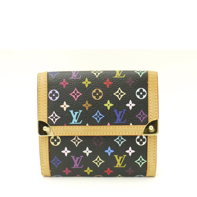 LOUIS　VUITTON ルイヴィトン/ポルトモネビエクレディ／マルチカラー／ノワール/M92984//TH1***/Aランク/69
