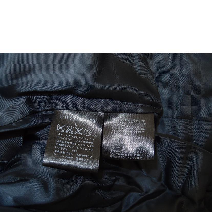BURBERRY　BLACK　LABEL バーバリーブラックレーベル/ファー付きウールダウンコート／ネイビー/D1F27-644-28//Aランク/69