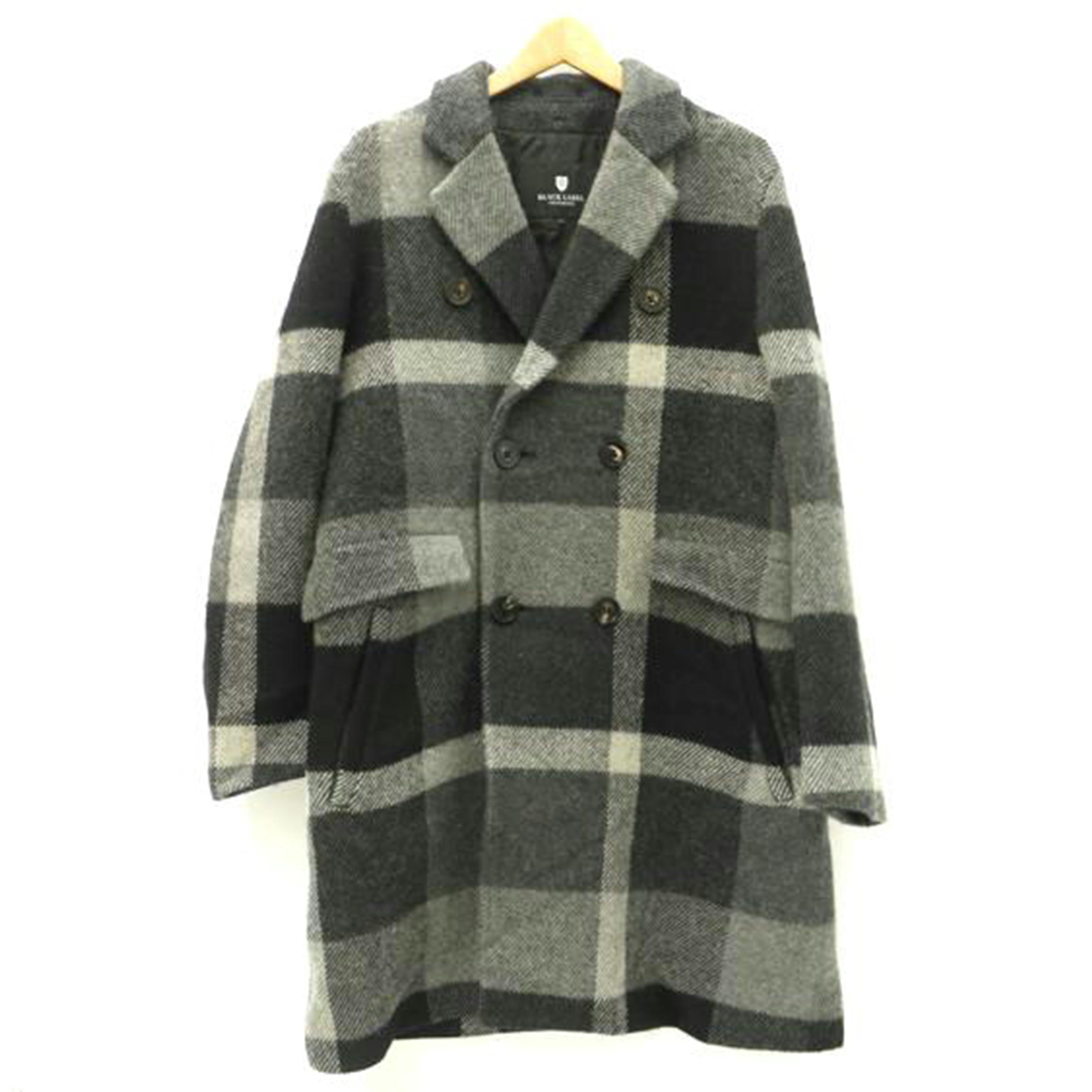 CREST　BRIDGE　BLACK　LABEL クレストブリッジブラックレーベル/チェック柄ウールコート/51F53-453-07//Aランク/69
