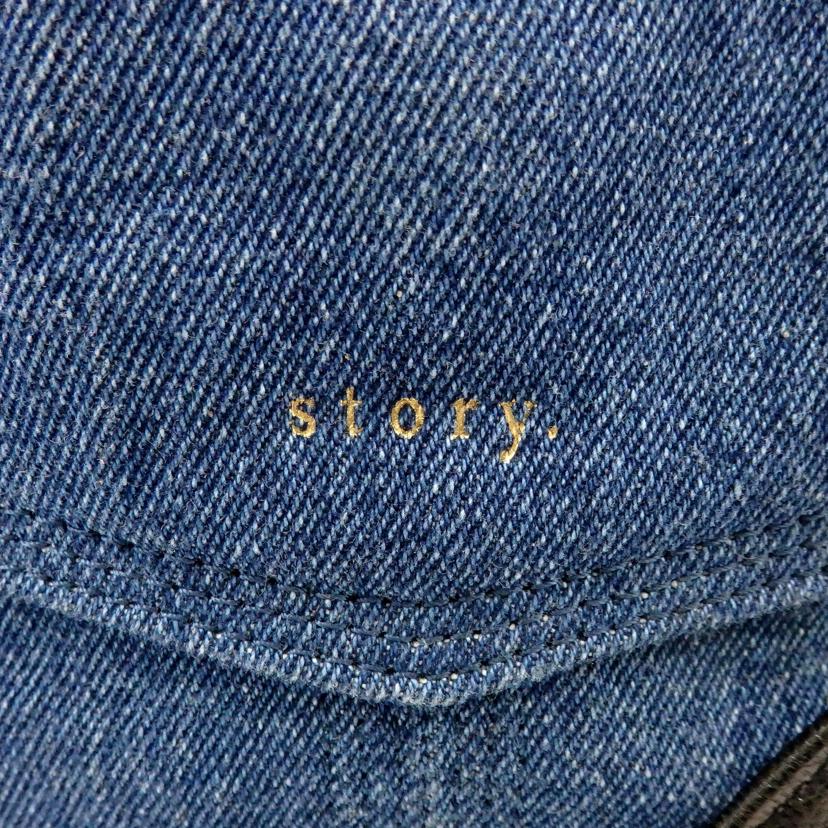 story． ストーリー/デニム×レザー2wayリバーシブルショルダーバッグ//ABランク/77