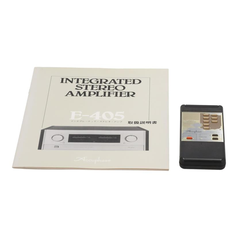 Accuphase アキュフェーズ/プリメインアンプ/E-405//G1V224/Bランク/75