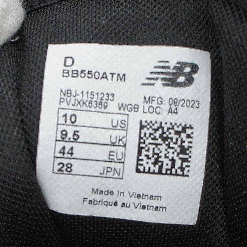 new　balance ニューバランス/×atmos　550　Back　in　Black/BB550ATM//SAランク/05