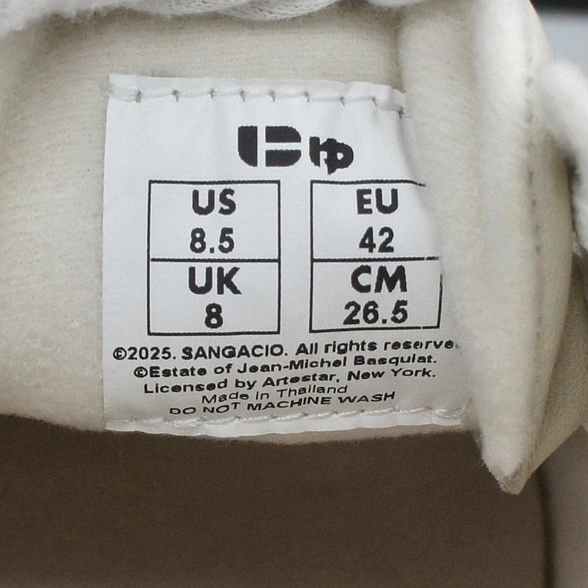 SANGACIO サンガッチョ/NYU’S　HI　ハイカットスニーカー　アイボリー//ABランク/42