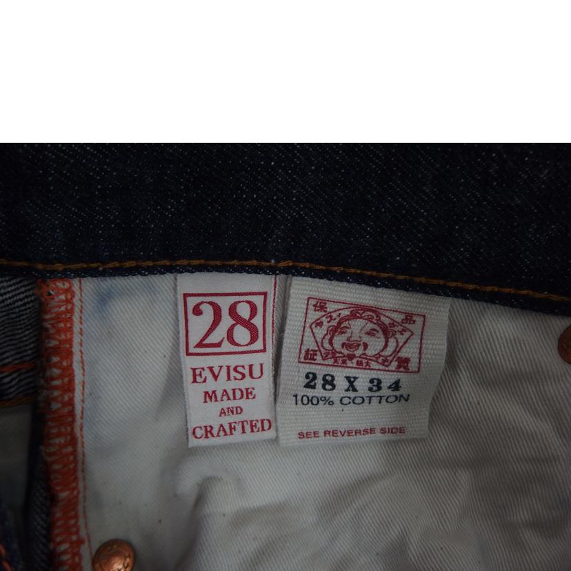EVISU EVISU/切り抜き大黒／家紋／カモメ赤/1460//W28L34/ABランク/82