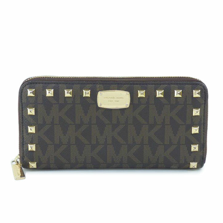 MICHAEL　KORS マイケルコース/ラウンドファスナー長財布//Bランク/64