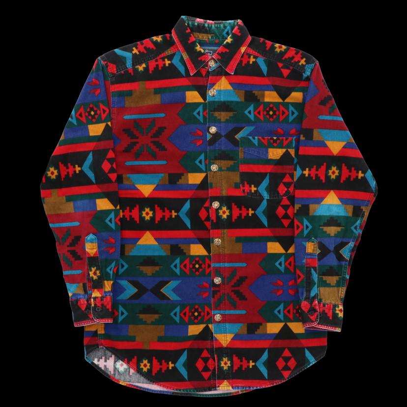 WOOLRICH ウールリッチ/90’s/ネルシャツ/アズテック柄/USA製/ヴィンテージ/9264821399700//ABランク/82