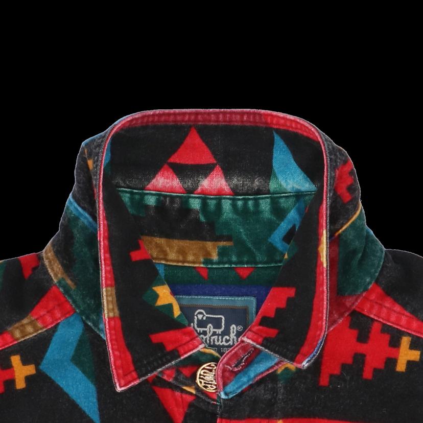 WOOLRICH ウールリッチ/90’s/ネルシャツ/アズテック柄/USA製/ヴィンテージ/9264821399700//ABランク/82