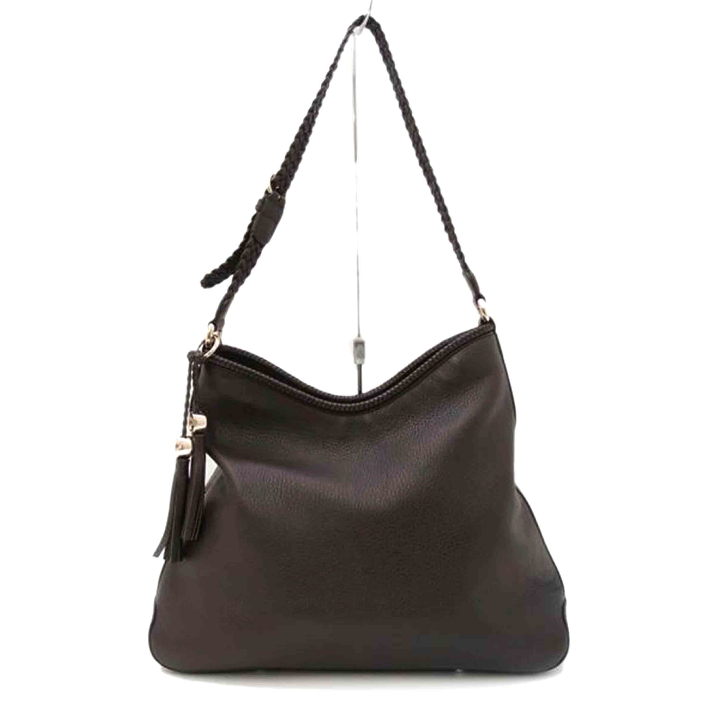 GUCCI グッチ/レザーワンショルダー／ブラウン/336659//486***/SAランク/69