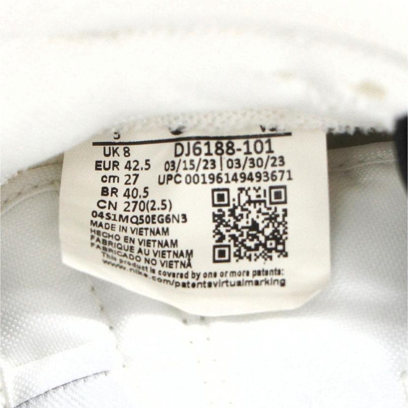 NIKE ナイキ/NIKE　DUNK　LOW　RETORO　WH/DJ6188-101//SAランク/78