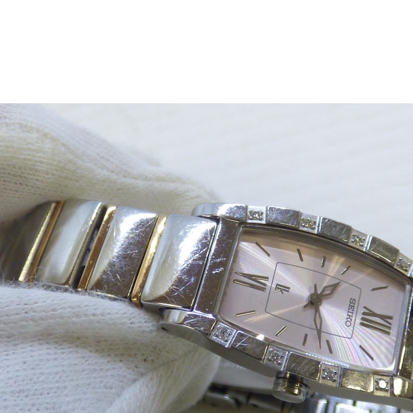 SEIKO セイコー/ルキア／8Pダイヤ／クォーツ/1F20-0BK0//495***/Bランク/64