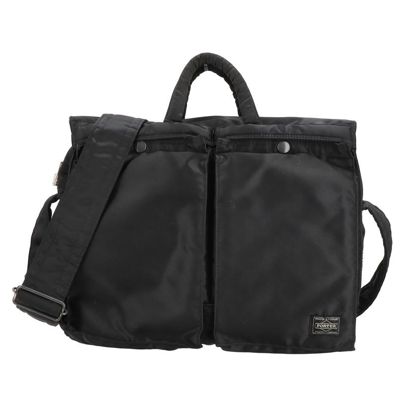 PORTER ポーター/ナイロンフラップ2Wayバッグ　タンカー　黒//ABランク/42