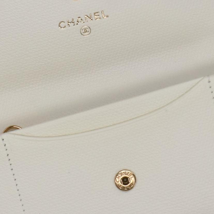 ＣＨＡＮＥＬ シャネル CHANEL ココボタンカードケース白 キーリングゴールド レディース/ブランドバッグ・小物｜WonderREX-ONLINE  公式通販サイト