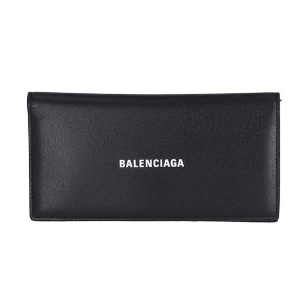 ＢＡＬＥＮＣＩＡＧＡ バレンシアガ BALENCIAGA レザー二つ折り長財布 ...