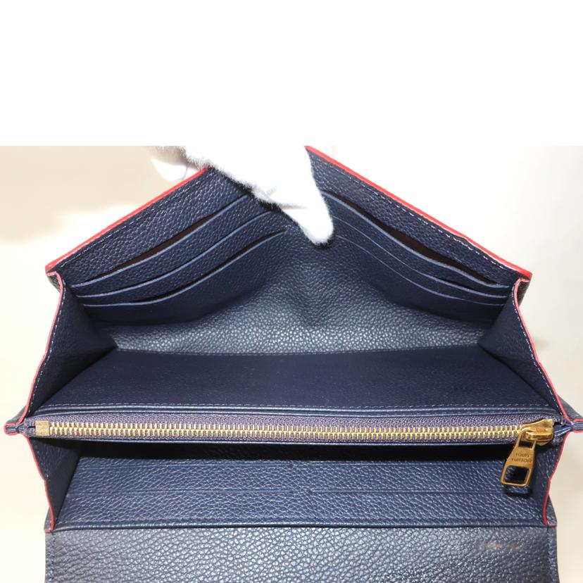 ＬＯＵＩＳ　ＶＵＩＴＴＯＮ ルイ・ヴィトン/ポルトフォイユ・サラ　モノグラムアンプラント　マリーヌルージュ　長財布/M62125//CA2103/Bランク/65