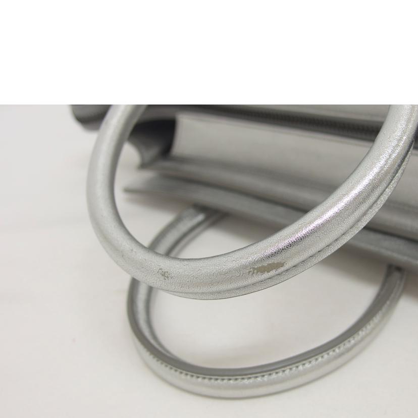 ＣＥＬＩＮＥ　 セリーヌ レザーハンドバッグ/ラゲージマイクロショッパー／ラミネーテッドラムスキン／ハンドバッグ/189793BED//S-C******/ABランク/04