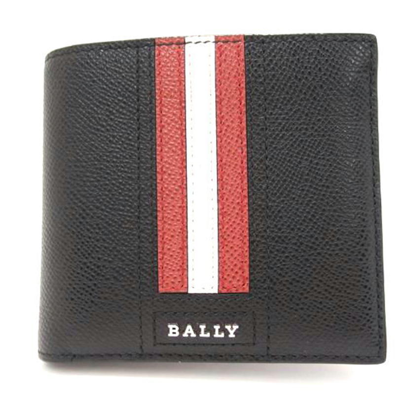 ＢＡＬＬＹ バリー　黒　未使用品　プレゼント　メンズ/ＴＲＡＳＡＩレザー二つ折り札入れ／ブラック//Sランク/69