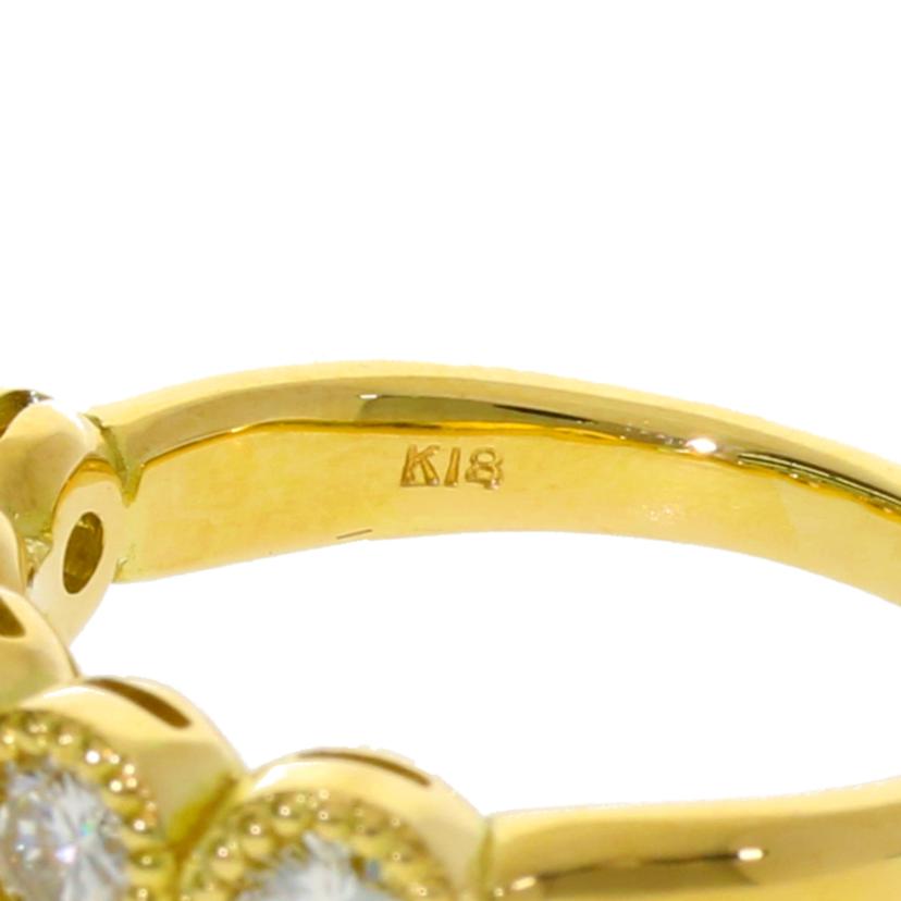 Ｋ１８/Ｋ１８ダイヤリング　０．７３ｃｔ／＃１１．５/5.1//0.73/Aランク/75