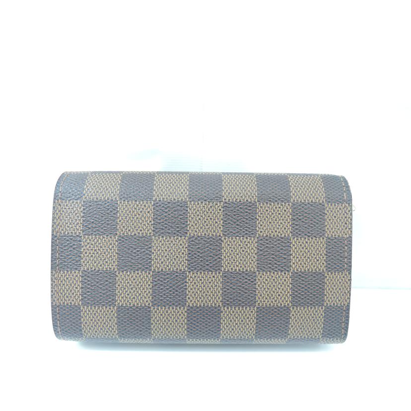 ＬＶ ルイヴィトン/ポルトフォイユ・トレゾール／ダミエ／エべヌ/N61736//CA0256/Bランク/06
