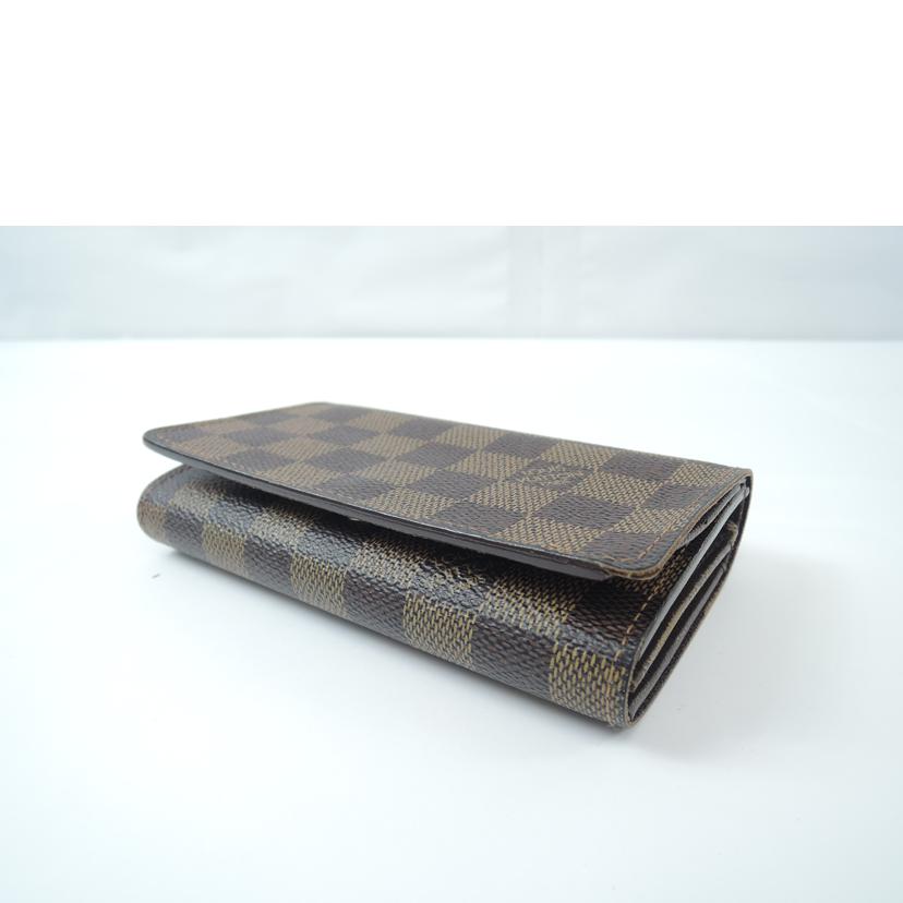 ＬＶ ルイヴィトン/ポルトフォイユ・トレゾール／ダミエ／エべヌ/N61736//CA0256/Bランク/06