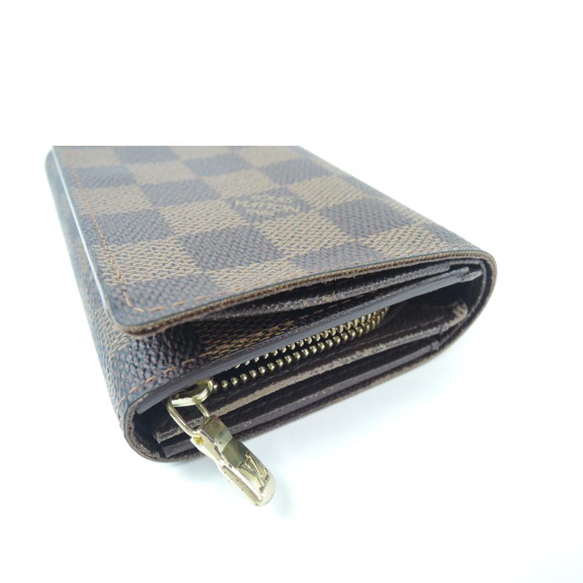 ＬＶ ルイヴィトン/ポルトフォイユ・トレゾール／ダミエ／エべヌ/N61736//CA0256/Bランク/06