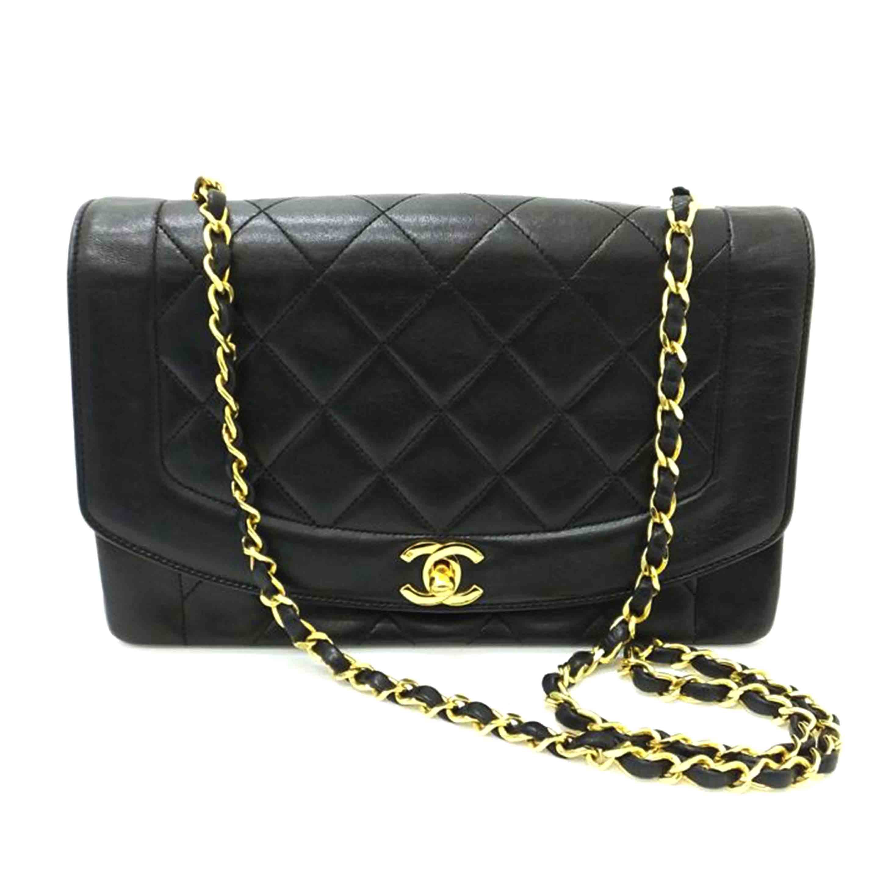 ＣＨＡＮＥＬ ｼｬﾈﾙ/ダイアナフラップチェーンショルダーバッグ／ラムスキン/A01165//178****/ABランク/88