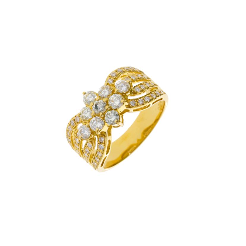 /　Ｋ１８ダイヤリング　１．００ｃｔ//Aランク/75