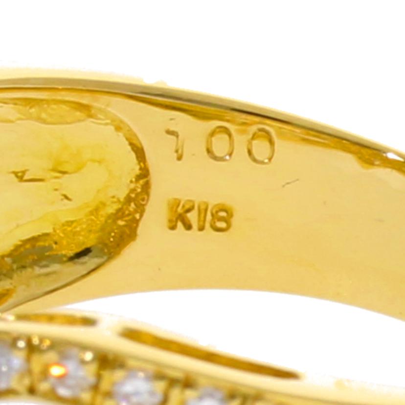/　Ｋ１８ダイヤリング　１．００ｃｔ//Aランク/75