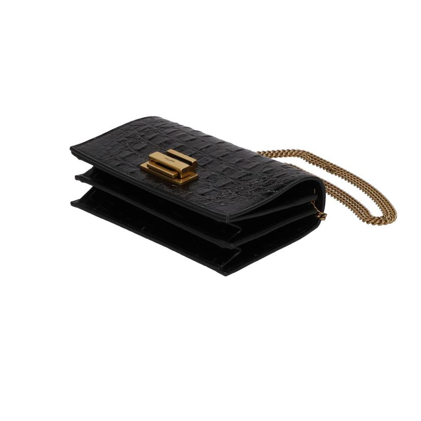 ＳＡＩＮＴ　ＬＡＵＲＥＮＴ ｻﾝﾛｰﾗﾝ/チェーンショルダー／型押し／黒/576847//ABランク/75