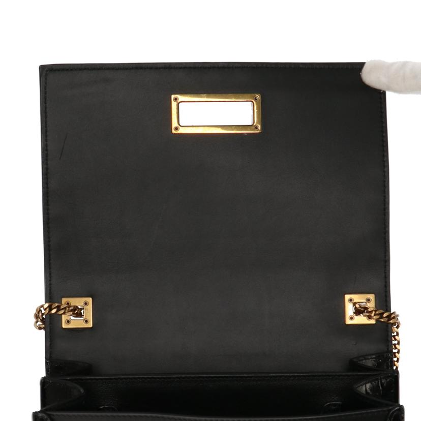 ＳＡＩＮＴ　ＬＡＵＲＥＮＴ ｻﾝﾛｰﾗﾝ/チェーンショルダー／型押し／黒/576847//ABランク/75