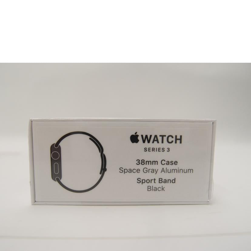 Ａｐｐｌｅ アップル/Ａｐｐｌｅ　Ｗａｔｃｈ　Ｓｅｒｉｅｓ３　ＧＰＳモデル　３８ｍｍ/MTF02J/A//GJ9HQ7MHJ5X0/Sランク/69