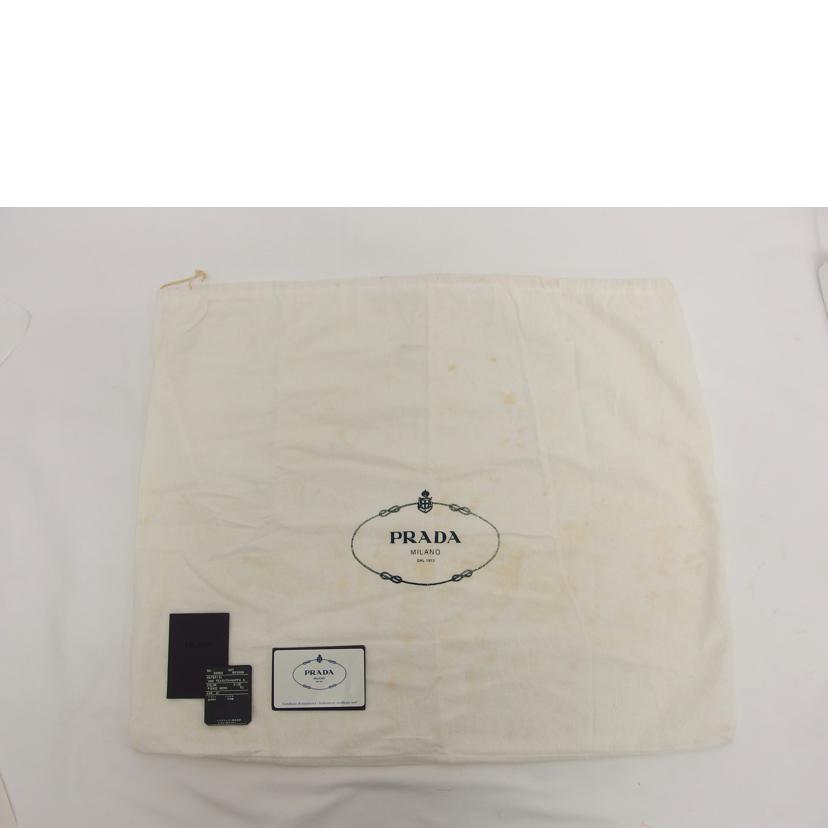 ＰＲＡＤＡ プラダ ナイロン レザーストライプ /プラチェーントートバッグ／ブラック/BR36998//117/ABランク/04