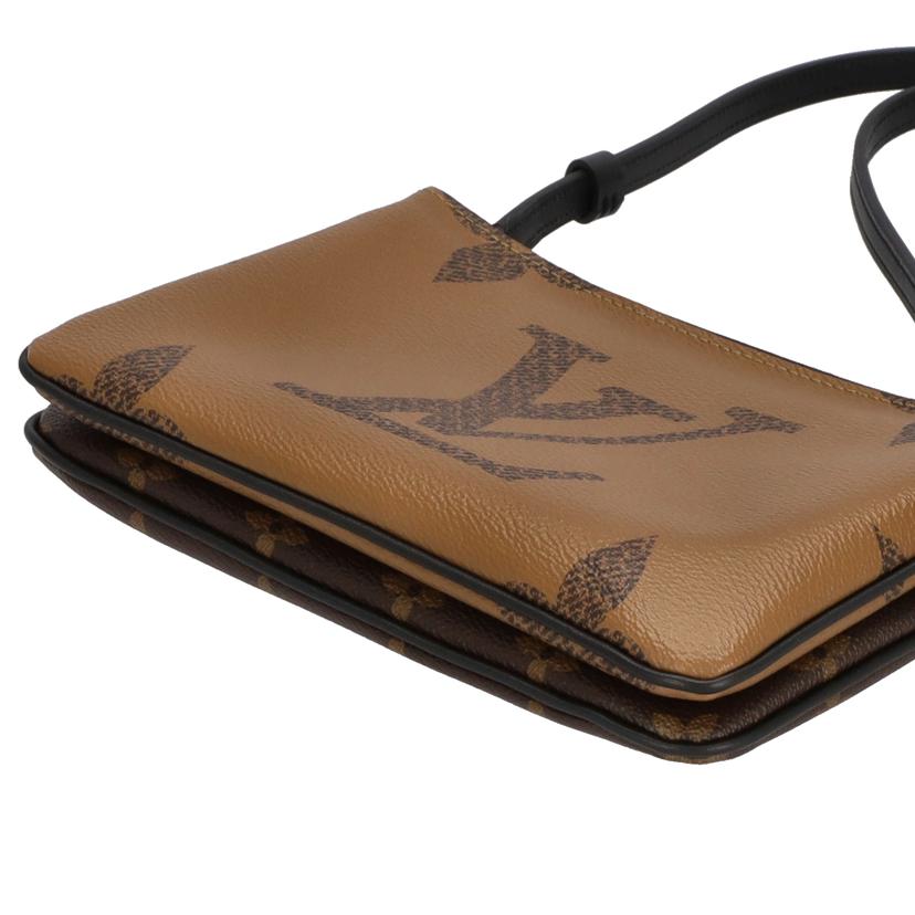 ＬＯＵＩＳ　ＶＵＩＴＴＯＮ ルイヴィトン/ポシェットドゥーブルジップ／モノグラムジャイアントリバース/M69203//GI2***/Aランク/75
