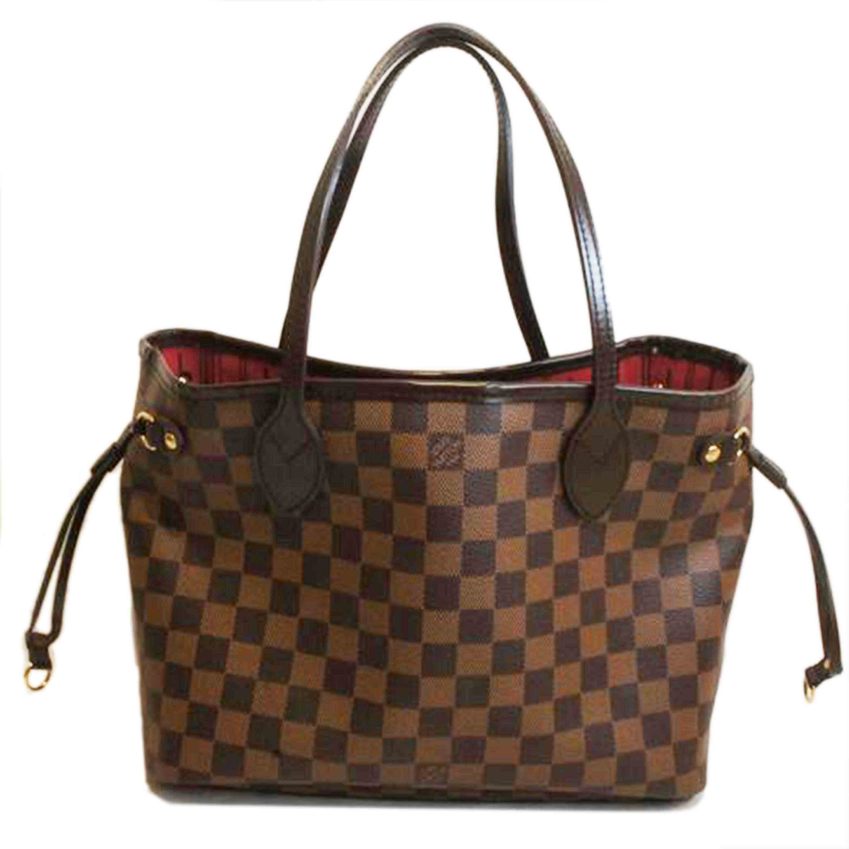 ＬＯＵＩＳ　ＶＵＩＴＴＯＮ ルイヴィトン ルイ・ヴィトン ビトン ダミエ・エベヌ 市松模様 ブラウン 茶 ショルダーバッグ ハンドバッグ トートバッグ ブラウン メンズ レディース 定番 人気 ＬＶ 斜め掛け 肩がけ/ネヴァーフルＰＭ／ダミエ／エベヌ　/N41359//VI1***/ABランク/92