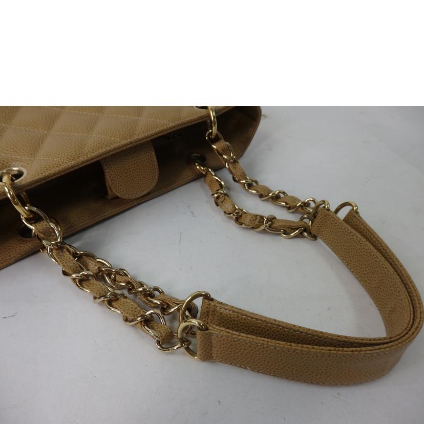 ＣＨＡＮＥＬ シャネル/キャビアスキンＰＳＴトート／ココマーク／ゴールド金具／ライトブラウン/A20994//820****/ABランク/84