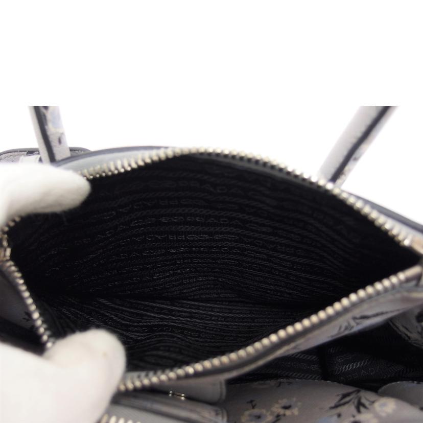 ＰＲＡＤＡ プラダ ハンドバッグ/サフィアーノ／フラワープリント２ＷＡＹショルダーバッグ/B2625P//113/Bランク/04