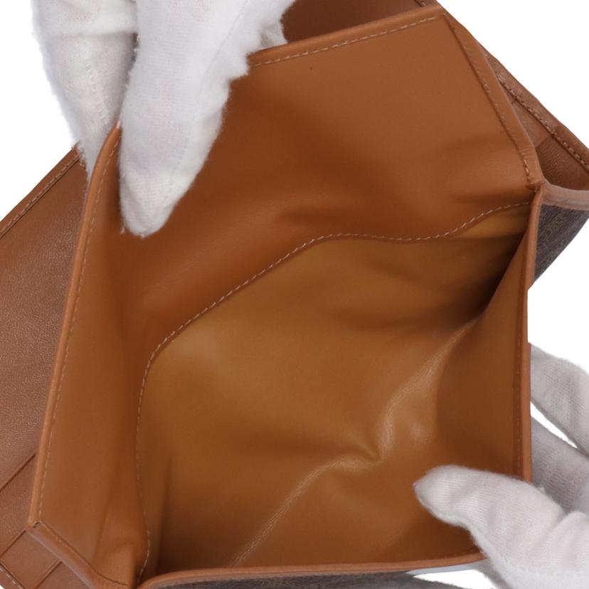 ＣＥＬＩＮＥ セリーヌ　CELINE　マカダム柄長財布　ブラウン/マカダム柄長財布／ブラウン/M08//Aランク/37