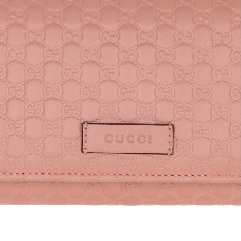 ＧＵＣＣＩ グッチ/マイクログッチシマフラップロングウォレット/449396//2184/Aランク/75