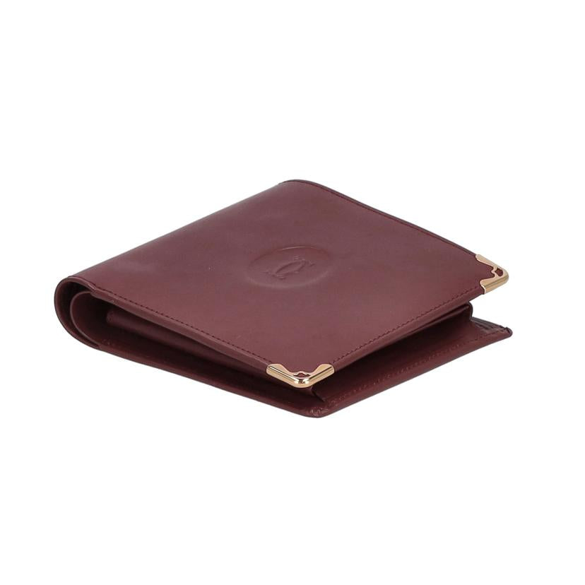 Ｃａｒｔｉｅｒ カルティエ　Cartier　マストライン二つ折り財布　レディース　小銭入れ/マストライン二つ折り財布//ML0*****/Aランク/75