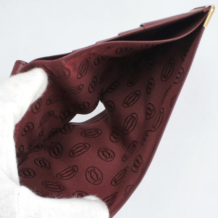 Ｃａｒｔｉｅｒ カルティエ　Cartier　マストライン二つ折り財布　レディース　小銭入れ/マストライン二つ折り財布//ML0*****/Aランク/75