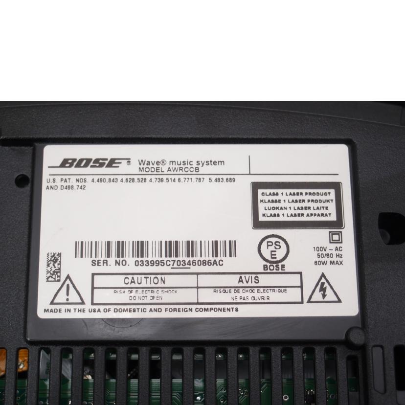 ＢＯＳＥ ボーズ/Ｗａｖｅ　Ｍｕｓｉｃ　Ｓｙｓｔｅｍ/AWRCCB//033995C70346086AC/ABランク/69