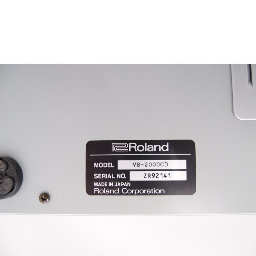 Ｒｏｌａｎｄ ローランド/マルチトラックレコーダー/VS-2000CD//ZR92141/Cランク/69
